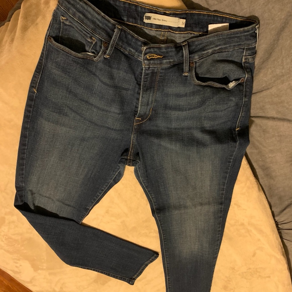 LEVI’S Mid Rise Skinny Jeans NEW - Picture 3 of 5